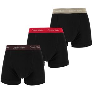 Calvin Klein 3P TRUNK Pánske boxerky, čierna, veľkosť L