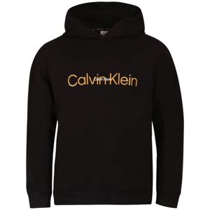 Calvin Klein EMB ICON HOL LOUNGE-L/S HOODIE Pánska mikina, čierna, veľkosť
