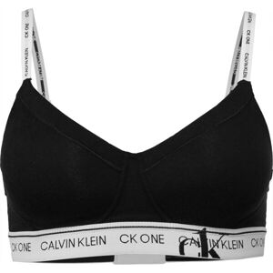 Calvin Klein FADED GLORY-LGHT LINED BRALETTE Dámska podprsenka, čierna, veľkosť L