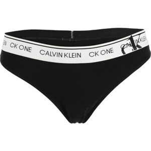 Calvin Klein FADED GLORY-THONG Dámske tangá, čierna, veľkosť XS