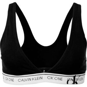 Calvin Klein FADED GLORY-UNLINED TRIANGLE Dámska podprsenka, čierna, veľkosť L