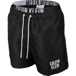 Calvin Klein INTENSE POWER-S-MEDIUM DOUBLE WB-NOS Pánske plavecké šortky, čierna, veľkosť