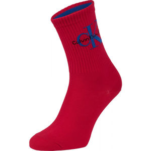 Calvin Klein JEANS LOGO červená UNI - Dámske ponožky