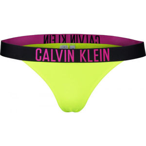 Calvin Klein BRAZILIAN-N Dámsky spodný diel plaviek, reflexný neón, veľkosť L