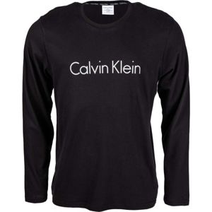 Calvin Klein L/S CREW NECK Pánske tričko s dlhým rukávom, čierna, veľkosť S
