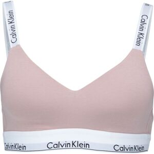 Calvin Klein LGHT LINED BRALETTE (AVG) Dámska podprsenka, ružová, veľkosť