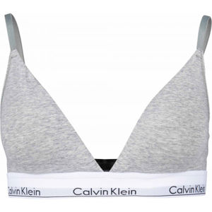Calvin Klein LL TRIANGLE Dámska podprsenka, sivá, veľkosť XL