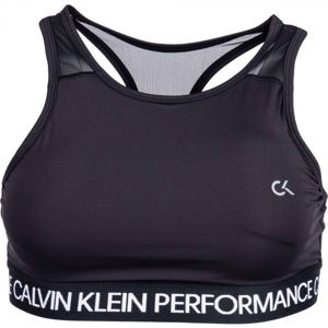 Calvin Klein MEDIUM SUPPORT BRA čierna L - Dámska športová podprsenka