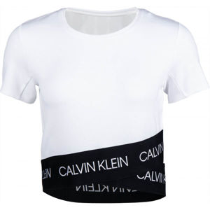 Calvin Klein MMF KNITTED SWEATSHIRT biela S - Dámske tričko