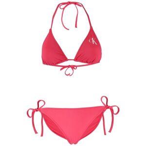 Calvin Klein MONOGRAM-TRIANGLE-RP Dámske dvojdielne plavky, ružová, veľkosť L