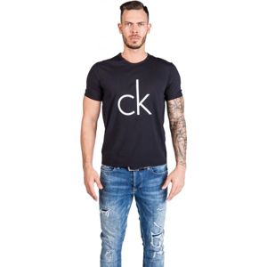 Calvin Klein S/S CREW NECK čierna XL - Pánske tričko