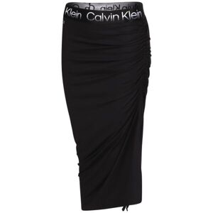 Calvin Klein PW SKIRT Dámska sukňa, čierna, veľkosť M