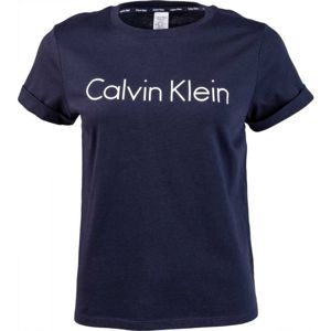 Calvin Klein S/S CREW NECK tmavo modrá M - Dámske tričko