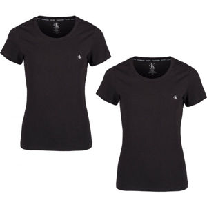 Calvin Klein S/S CREW NECK 2PK čierna XS - Dámske tričko