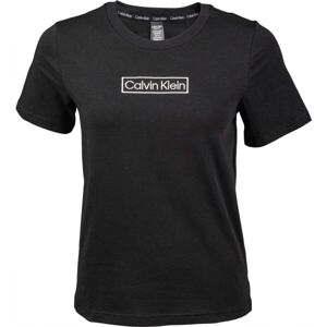 Calvin Klein REIMAGINED HER S/S CREW NECK Dámske tričko, čierna, veľkosť M