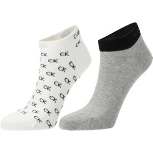 Calvin Klein SNEAKER 2P Pánske ponožky, sivá, veľkosť 43/46