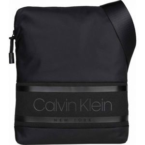 Calvin Klein STRIPED LOGO FLAT CROSSOVER čierna UNI - Pánska taška