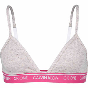 Calvin Klein UNLINED TRIANGLE Dámska podprsenka, sivá, veľkosť S