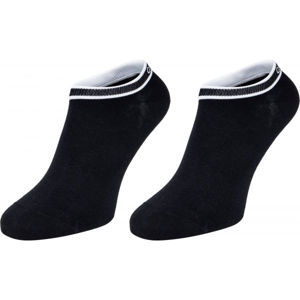 Calvin Klein WOMEN LINER 2P LOGO CUFF STRIPE SPENCER  UNI - Dámske ponožky