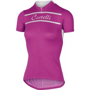 Castelli PROMESSA JERSEY ružová L - Dámsky cyklistický dres
