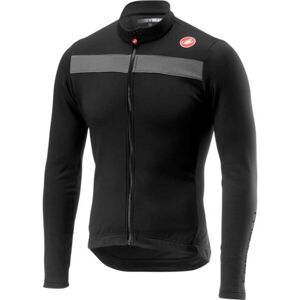 Castelli PURO 3 Zateplenie cyklistický dres, čierna, veľkosť XL