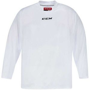 CCM 5000 PRACTICE JR biela L/XL - Detský hokejový dres
