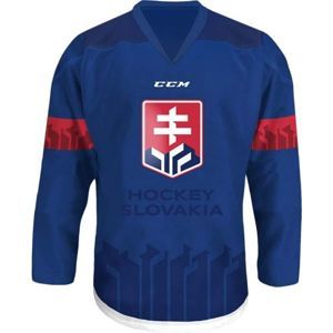 CCM JR HOKEJOVÝ DRES SLOVAKIA modrá 4XS - Juniorský hokejový dres