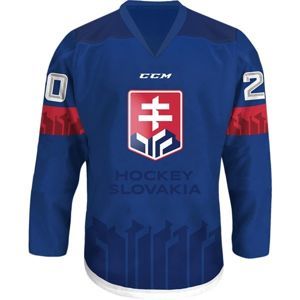 CCM HOKEJOVÝ DRES S VÝŠIVKOU modrá M - Hokejový dres
