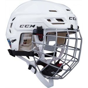 CCM TACKS 110 COMBO SR biela (55 - 59) - Hokejová prilba