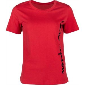 Champion CREWNECK T-SHIRT červená XS - Dámske tričko