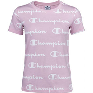Champion CREWNECK T-SHIRT svetlo ružová S - Dámske tričko