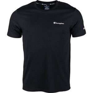 Champion CREWNECK T-SHIRT Pánske tričko, čierna, veľkosť S
