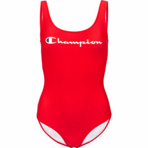 Champion SWIMMING SUIT Dámske jednodielne  plavky, červená, veľkosť XS