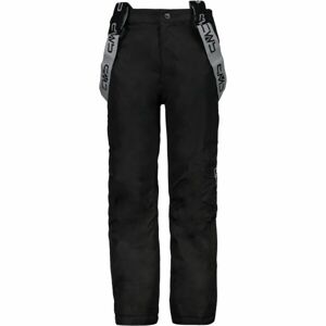 CMP KID SALOPETTE Dievčenské lyžiarske nohavice, čierna, veľkosť 128