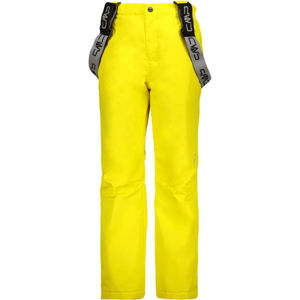 CMP KID SALOPETTE žltá 140 - Dievčenské lyžiarske nohavice