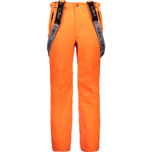 CMP MAN SALOPETTE Pánske lyžiarske nohavice, oranžová, veľkosť 48