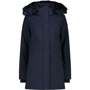 CMP WOMAN COAT ZIP HOOD Dámsky softshellový kabát, tmavo modrá, veľkosť 42