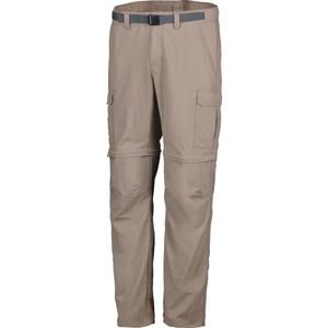 Columbia CASCADES EXPLORER CONVERTIBLE PANT Pánske outdoorové nohavice, hnedá,tmavo sivá, veľkosť