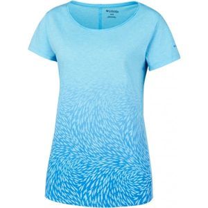 Columbia OCEAN FADE SHORT SLEEVE TEE modrá M - Dámske tričko