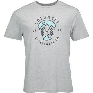 Columbia M RAPID RIDGE GRAPHIC TEE Pánske tričko, sivá, veľkosť