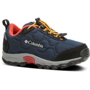 Columbia FIRECAMP SLEDDER 3 WP Detská outdoorová obuv, tmavo modrá, veľkosť 28