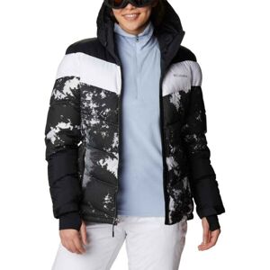 Columbia ABBOTT PEAK INSULATED JACKET Dámska zateplená lyžiarska bunda, čierna, veľkosť