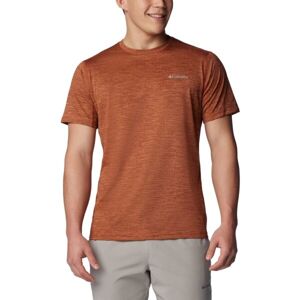 Columbia ALPINE CHILL™ ZERO SHORT SLEEVE CREW Pánske funkčné tričko, oranžová, veľkosť
