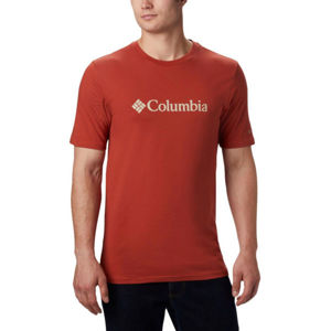Columbia BASIC LOGO SHORT SLEEVE červená L - Pánske tričko