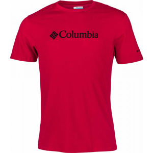 Columbia CSC BASIC LOGO TEE červená M - Pánske tričko