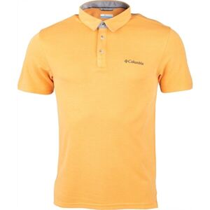 Columbia NELSON POINT POLO Pánske polo tričko, oranžová, veľkosť M