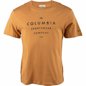 Columbia PATH LAKE GRAPHIC TEE II Pánske tričko, čierna,svetlo zelená, veľkosť