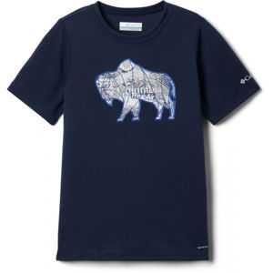 Columbia RANCO LAKE SHORT SLEEVE TEE modrá S - Detské tričko