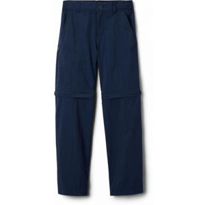 Columbia SILVER RIDGE IV CONVERTIBLE PANT Detské outdoorové nohavice, tmavo modrá, veľkosť XL