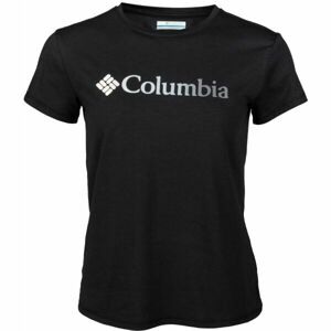 Columbia SUN TREK SS GRAPHIC TEE Dámske tričko, tmavo modrá, veľkosť XL